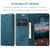 Samsung Galaxy S26+ 5G CaseMe 013 Multifunctional Horizontal Flip Leather Phone Case - Blue