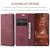 Samsung Galaxy S26+ 5G CaseMe 013 Multifunctional Horizontal Flip Leather Phone Case - Red
