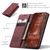 Samsung Galaxy S26+ 5G CaseMe 013 Multifunctional Horizontal Flip Leather Phone Case - Red