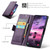 Samsung Galaxy S26+ 5G CaseMe 023 Butterfly Buckle Litchi Texture RFID Anti-theft Leather Phone Case - Purple