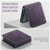 Samsung Galaxy Z Filp7 5G CaseMe 033 Calf Leather Lining Microfibre RFID Blocking Phone Case - Purple