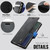 Samsung Galaxy Z Fold7 5G CaseMe 033 Calf Leather Lining Microfibre RFID Blocking Phone Case - Black