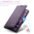 Google Pixel 10a CaseMe 023 Butterfly Buckle Litchi Texture RFID Anti-theft Leather Phone Case - Purple