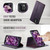 iPhone 11 Pro Max CaseMe C49 MagSafe RFID Blocking Detachable Wallet Leather Phone Case - Purple