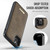 iPhone 11 Pro Max CaseMe Me80 Series Detachable Wallet Magnetic RFID Vegan Leather Phone Case - Coffee
