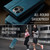 iPhone 12 / 12 Pro CaseMe 033 Calf Leather Lining Microfibre RFID Blocking Phone Case - Green