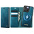 iPhone 12 / 12 Pro CaseMe C49 MagSafe RFID Blocking Detachable Wallet Leather Phone Case - Green
