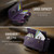 iPhone 12 Pro Max CaseMe C39 RFID Blocking Zipper Wallet Leather Phone Case with Crossbody Strap - Purple