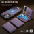iPhone 13 Pro CaseMe Me80 Series Detachable Wallet Magnetic RFID Vegan Leather Phone Case - Purple