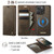 iPhone 14 Pro Max CaseMe C49 MagSafe RFID Blocking Detachable Wallet Leather Phone Case - Coffee