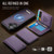 iPhone 16 Plus CaseMe Me80 Series Detachable Wallet Magnetic RFID Vegan Leather Phone Case - Purple