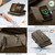 iPhone 16 CaseMe C39 RFID Blocking Zipper Wallet Leather Phone Case with Crossbody Strap - Coffee