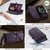 iPhone 16 CaseMe C39 RFID Blocking Zipper Wallet Leather Phone Case with Crossbody Strap - Purple