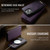 iPhone 16 Pro CaseMe C49 MagSafe RFID Blocking Detachable Wallet Leather Phone Case - Purple