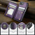 iPhone 16e CaseMe C22 Card Slots Holder RFID Anti-theft Phone Case - Purple