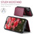 iPhone 17 CaseMe C22 Card Slots Holder RFID Anti-theft Phone Case - Red