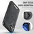 iPhone 17 CaseMe Me80 Series Detachable Wallet Magnetic RFID Vegan Leather Phone Case - Black