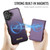 iPhone 17 CaseMe Me80 Series Detachable Wallet Magnetic RFID Vegan Leather Phone Case - Purple