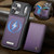 iPhone 17 Pro CaseMe Me80 Series Detachable Wallet Magnetic RFID Vegan Leather Phone Case - Purple