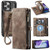 iPhone 17 Pro Max CaseMe 008 Detachable Multifunctional Leather Phone Case - Brown