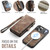 iPhone 17 Pro Max CaseMe 008 Detachable Multifunctional Leather Phone Case - Brown