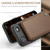 iPhone Air CaseMe C22 Card Slots Holder RFID Anti-theft Phone Case - Brown