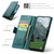 OnePlus 12 CaseMe 023 Butterfly Buckle Litchi Texture RFID Anti-theft Leather Phone Case - Green