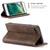 CaseMe-013 Multifunctional Retro Frosted Horizontal Flip Leather Case iPhone 7 / 8, with Card Slot & Holder & Wallet - Coffee