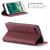 CaseMe-013 Multifunctional Retro Frosted Horizontal Flip Leather Case iPhone 7 / 8, with Card Slot & Holder & Wallet - Wine Red