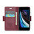 iPhone SE 2022/SE 2020/6/7/8 CaseMe 023 Butterfly Buckle Litchi Texture RFID Anti-theft Leather Phone Case - Wine Red