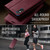 iPhone XS Max CaseMe 033 Calf Leather Lining Microfibre RFID Blocking Phone Case - Red