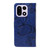 OnePlus 15 3D Butterfly Embossed Pattern Flip Leather Phone Case - Blue