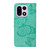 OnePlus 15 3D Butterfly Embossed Pattern Flip Leather Phone Case - Green