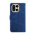 OnePlus 15 5G Skin Feel Butterfly Peony Embossed Leather Phone Case - Blue