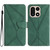 OnePlus 15 5G Stitching Embossed Leather Phone Case - Green