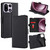 OnePlus 15 5G Ultra-thin Voltage Side Buckle Horizontal Flip Leather Phone Case - Black
