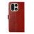 OnePlus 15 5G Y-shaped Pattern Flip Leather Phone Case - Brown