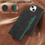 OnePlus 15 ABEEL Color Block Magnetic RFID Leather Phone Case - Black-Green