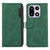 OnePlus 15 ABEEL Color Block Magnetic RFID Leather Phone Case - Green-Black