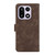 OnePlus 15 ABEEL Frosted Magnetic RFID Leather Phone Case - Brown