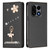 OnePlus 15 Ballet Girl Diamond Studded RFID Vegan Leather Phone Case - Black
