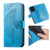 OnePlus 15 Butterfly Love Flower Embossed Leather Phone Case - Blue