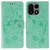 OnePlus 15 Butterfly Rose Embossed Leather Phone Case - Green