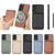 OnePlus 15 Carbon Fiber Leather Card Magsafe Phone Case - Black