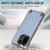 OnePlus 15 Carbon Fiber Texture Leather Back Cover Phone Case with Crossbody Strap - Blue