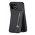 OnePlus 15 Carbon Fiber Vertical Flip Zipper Phone Case - Black