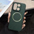 OnePlus 15 CD Magsafe Magnetic Litchi Texture Phone Case - Green