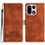 OnePlus 15 Cherry Blossom Butterfly Skin Feel Embossed PU Phone Case - Brown
