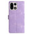OnePlus 15 Cherry Blossom Butterfly Skin Feel Embossed PU Phone Case - Purple