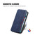 OnePlus 15 Cubic Grid Pressed Magnetic Leather Phone Case - Blue